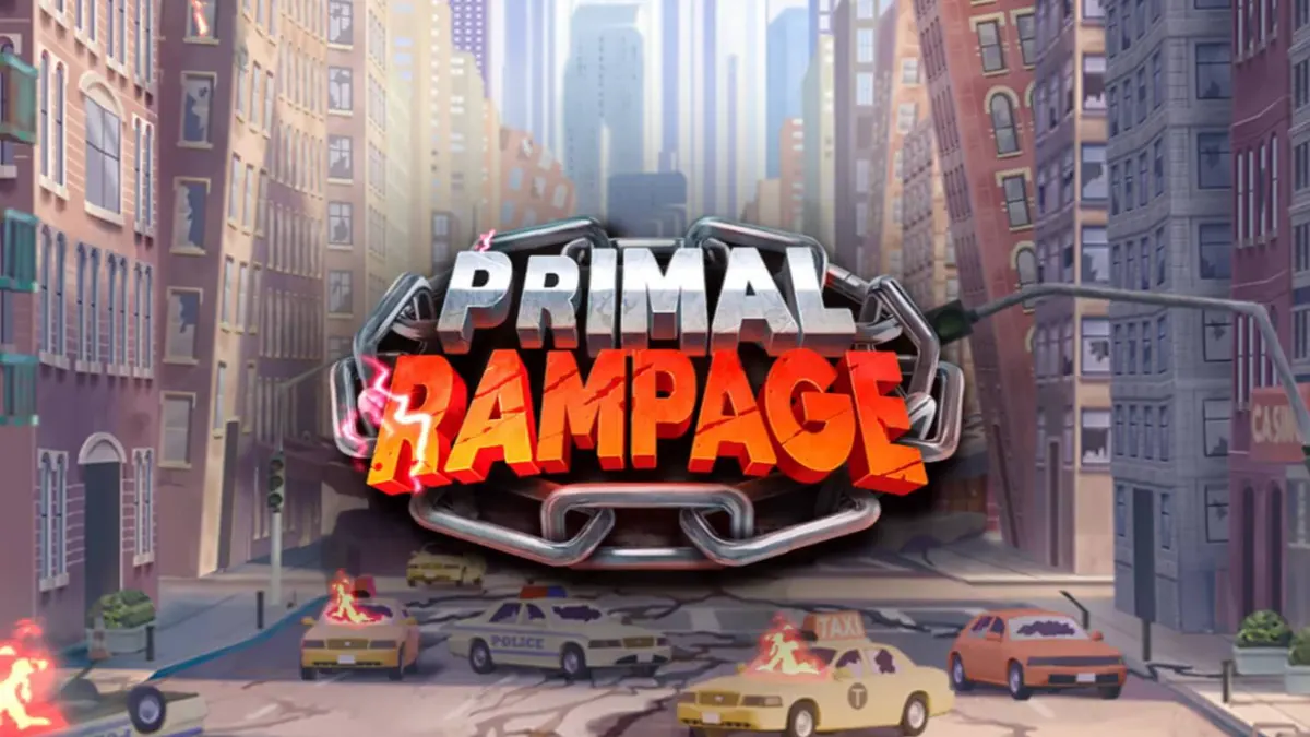 Primal Rampage slot game featuring a giant ape in a jungle setting